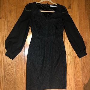 Black cocktail dress